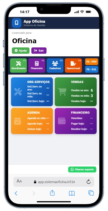 Sistema Oficina Online